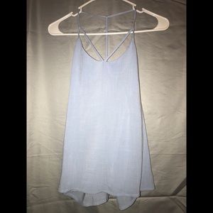 Chambray tank top